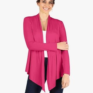 Hot pink cardigan